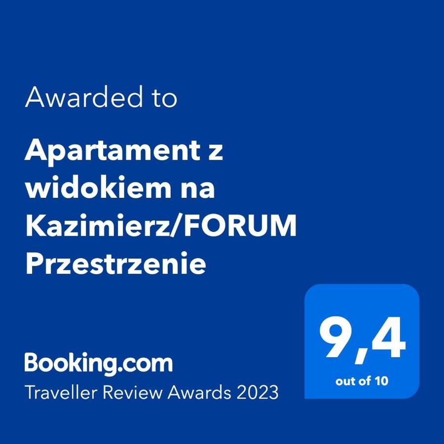 Apartament Z Widokiem Na Kazimierz/Forum Przestrzenie Apartment Krakow Exterior photo